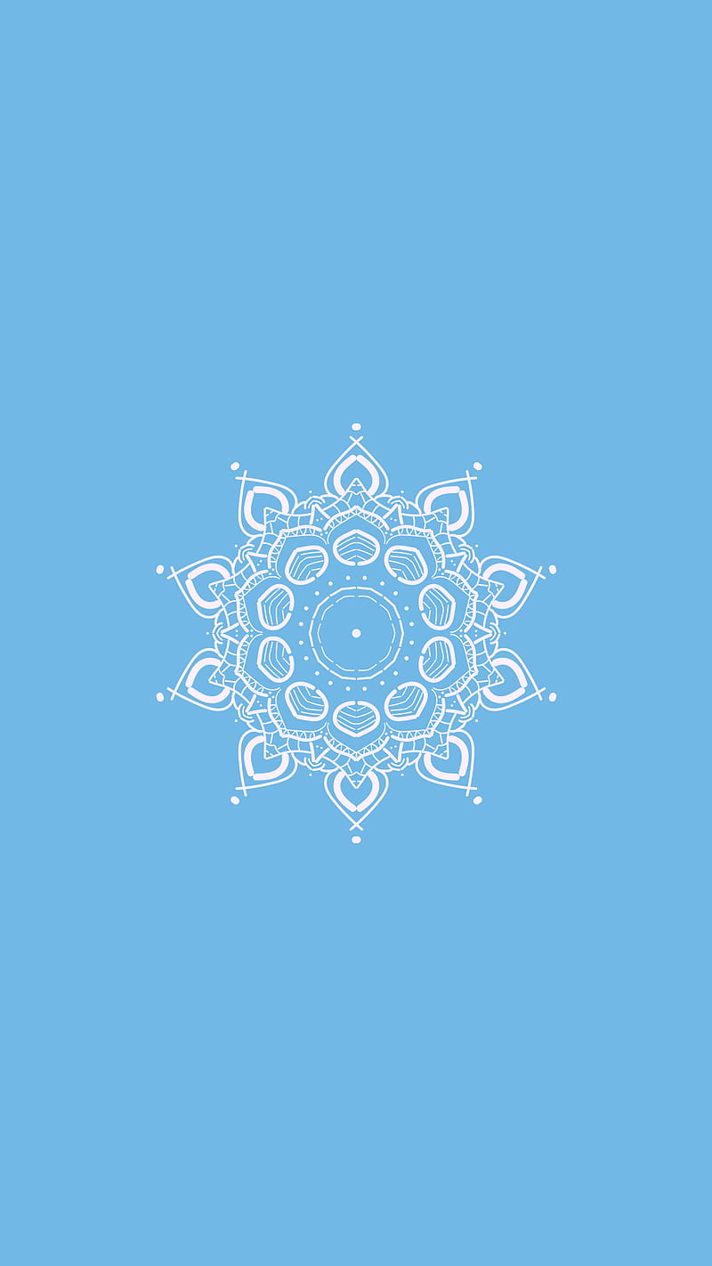 mandala whites, art, blue, designs, illustrator, mandala, white, HD phone wallpaper