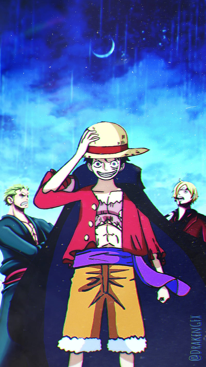 One Piece, Wano, Android, Android backgrounds, Luffy, Luffy Cape