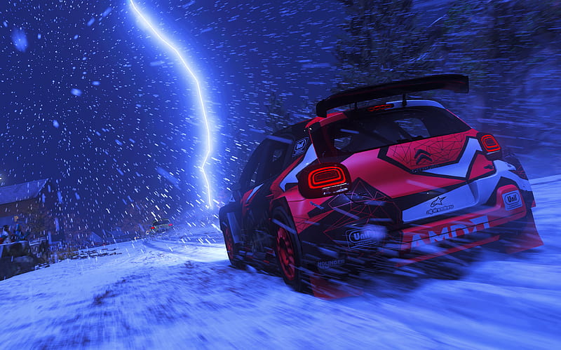 Citroen C3 WRC DiRT 5, 2020 games, racing simulator, DiRT, HD wallpaper