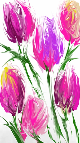 Page 17 Hd Tulip S Garden Wallpapers Peakpx - Tulips Color Paint Rain Or Shine