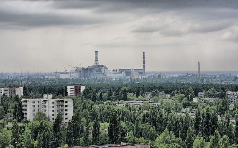 Factory, , Chernobyl, Pripyat, HD wallpaper