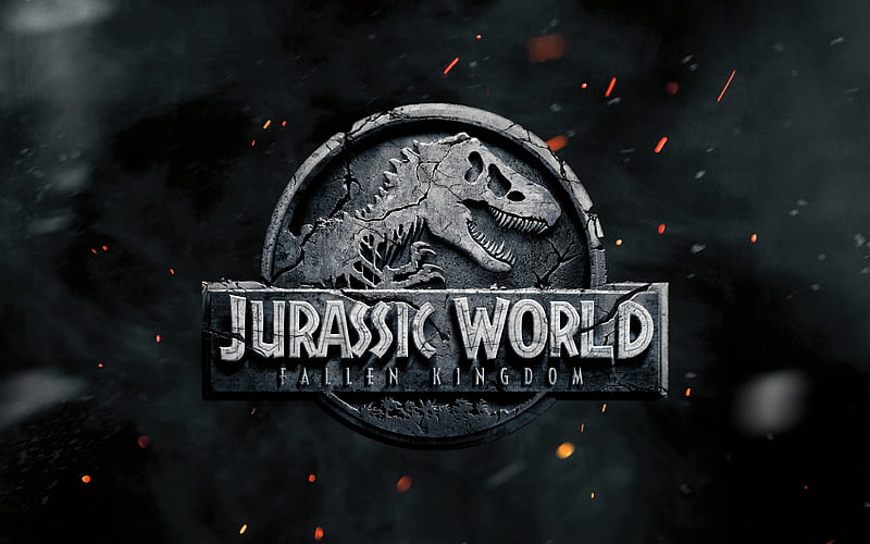 Jurassic World Fallen Kingdom 2018 movie, poster, logo, HD wallpaper