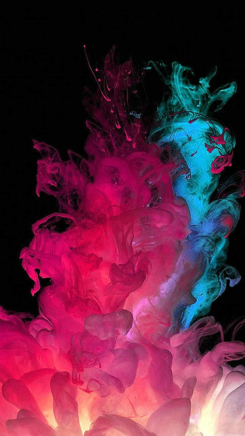 Smokey, colors, iphone, smoke, HD phone wallpaper | Peakpx