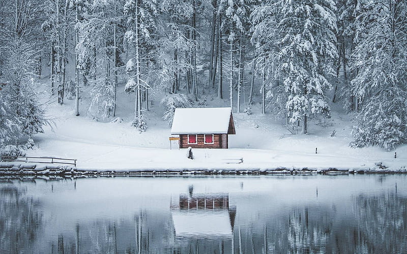 Frozen Winter House 1200P , Nature , , and Background, 1920X1200 Winter, HD wallpaper