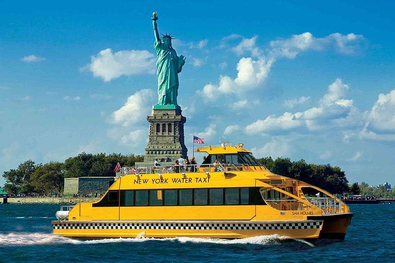 new york water taxi, york, new, water, taxi, HD wallpaper