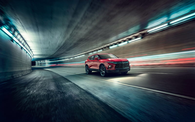 Chevrolet Blazer RS, road, 2019 cars, crossovers, american cars, Chevrolet, HD wallpaper