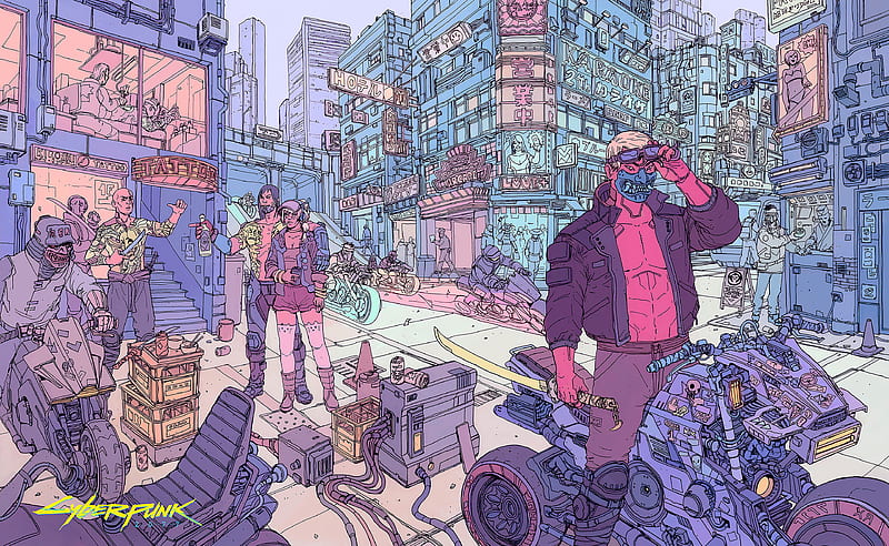 Cyberpunk Car Night City 4K Wallpaper #6.2168