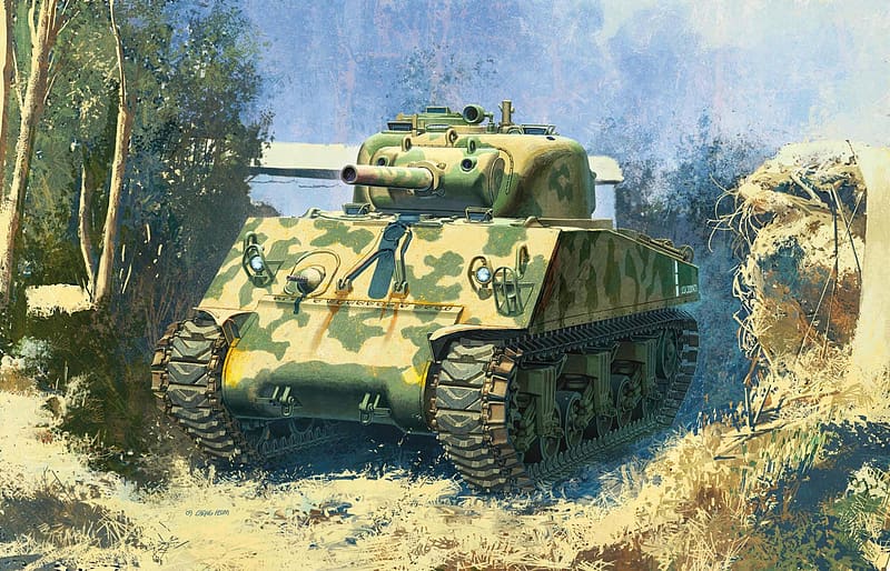 Tanks, Military, M4 Sherman, HD wallpaper
