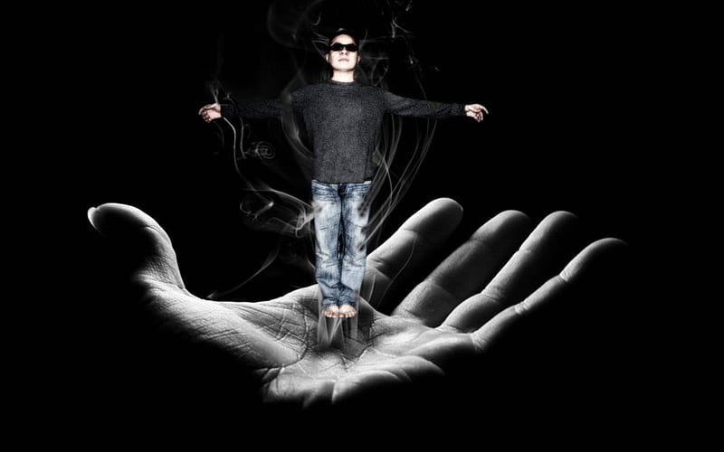 Hand, me, HD wallpaper