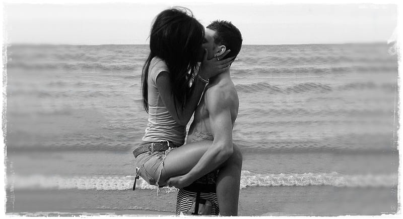 Sensual and Passionate Kiss, sensual, passionate, love, kiss, sea, HD  wallpaper | Peakpx