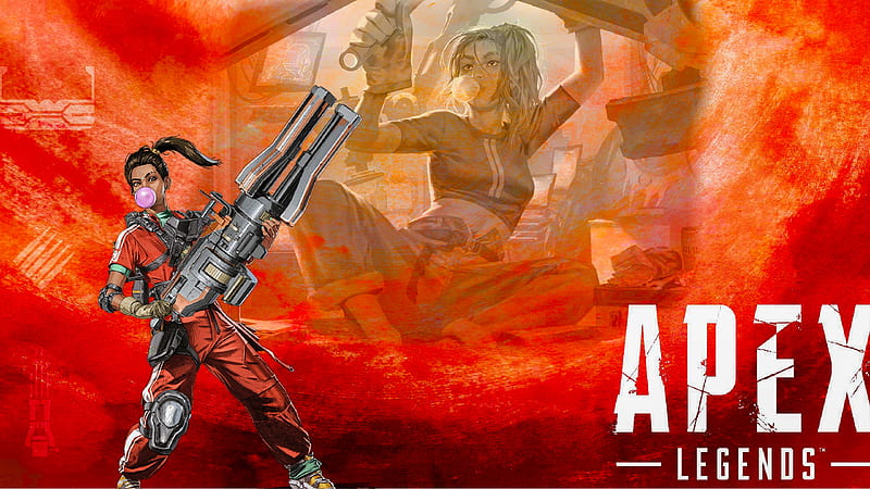 Rampart Maddox Gun Apex Legends, HD wallpaper