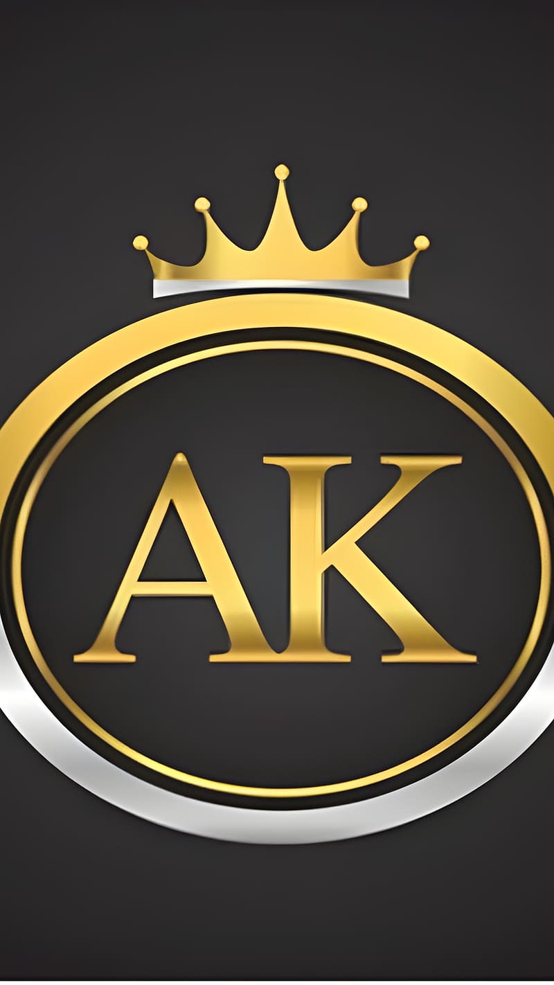 A K Name, king, letter a k, HD phone wallpaper