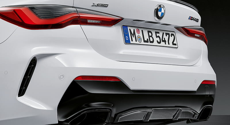2021 BMW 4 Series Coupe M Performance Parts - Rear Bumper , car, HD wallpaper