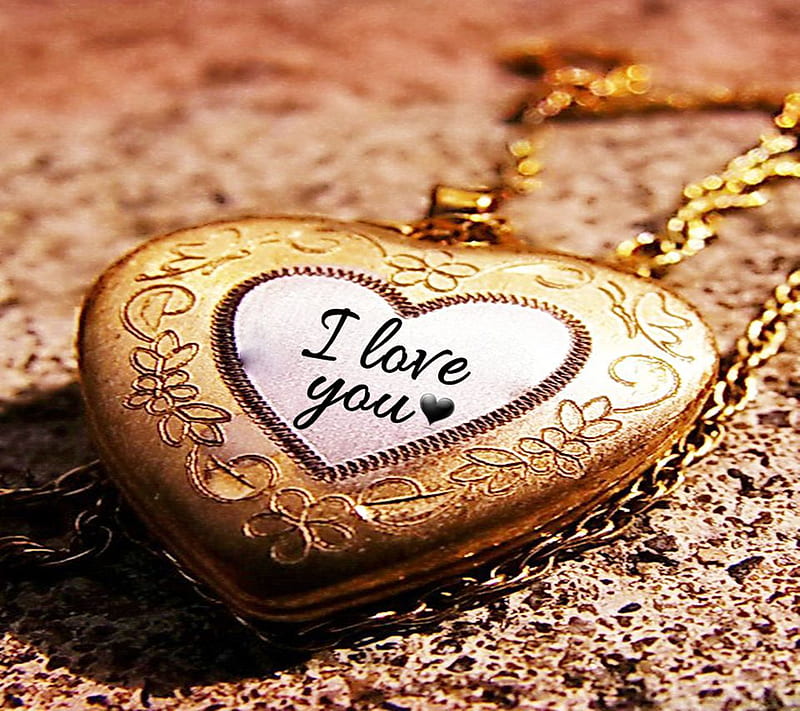 I Love You, cute, heart, in love, necklace, new, nice, pendant, romance, HD  wallpaper | Peakpx