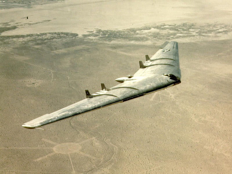 Northrop YB-49 , yb 49, usaf, flying wing, northrop, bomber, x plane, experimental plane, HD wallpaper