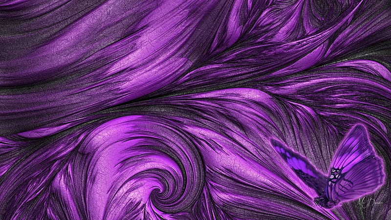 Purple Magenta Swirling Butterfly, satin, butterfly, purple, bright, magenta,  HD wallpaper | Peakpx