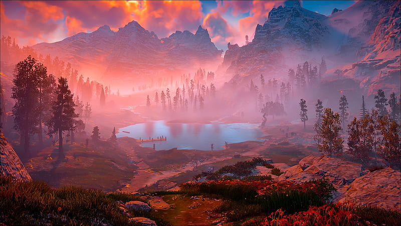 Horizon Zero Dawn Game Nature, horizon-zero-dawn, games, pc-games, xbox-games, ps-games, artwork, artist, digital-art, HD wallpaper