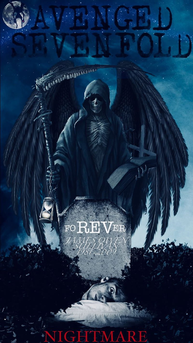 Avenged Sevenfold Nightmare Album Art Fan Made by John Moran - RIP Jimmy, HD phone wallpaper
