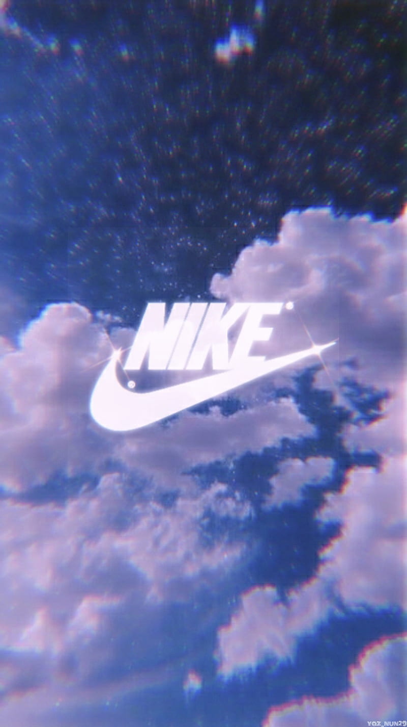 Nike Aesthetic, aestethic, disco, sky, white, HD phone wallpaper
