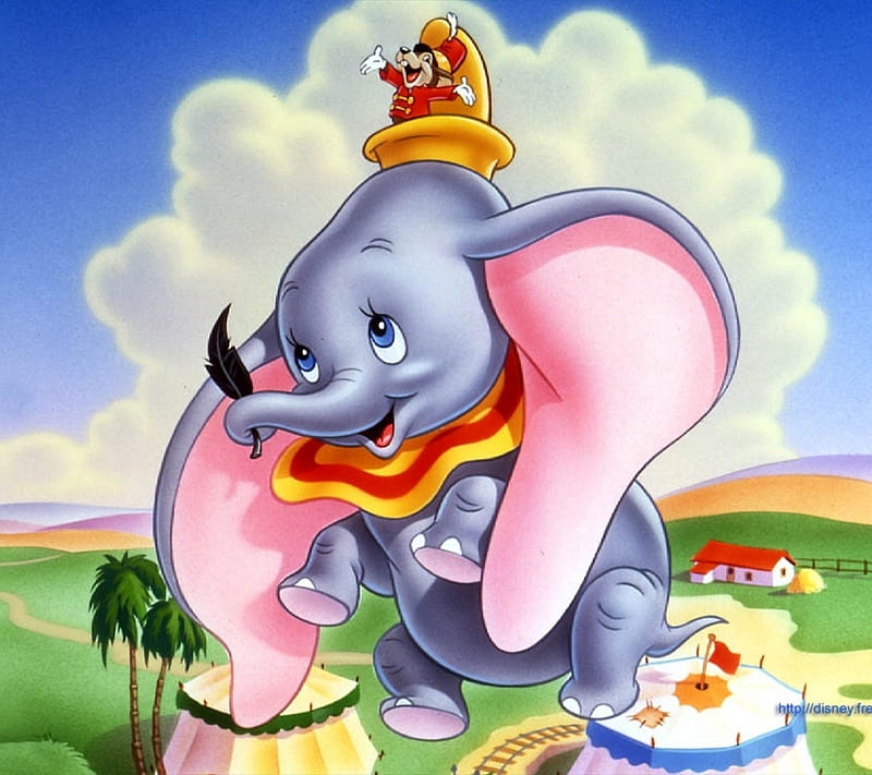 Dumbo, cartoon, cute, elephant, HD wallpaper | Peakpx
