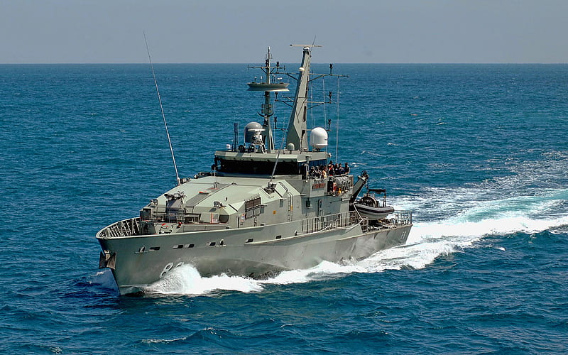 HMAS Maitland, ACPB 88, Australian patrol boat, Royal Australian Navy, Armidale-class, RAN, warships, HD wallpaper