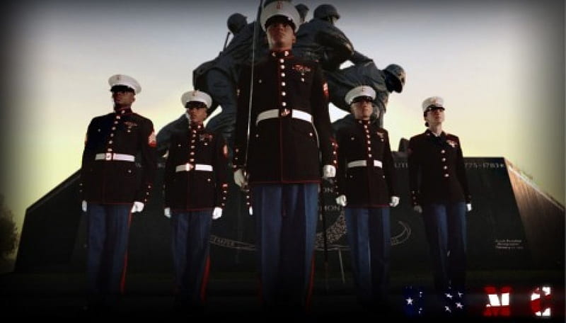 Download US Marines serve with honor and courage Wallpaper  Wallpapers com