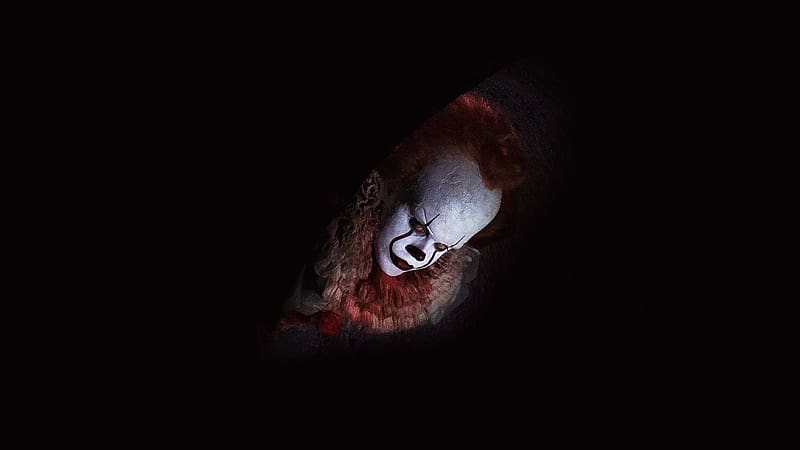 Dark, Clown, Movie, Horror, Scary, It (Movie), Pennywise (It), It (2017), HD wallpaper