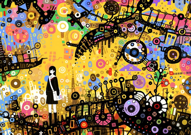 Anime art 5, art, cool, 5, anime, HD wallpaper