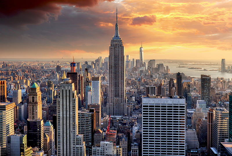 Cities, New York, Empire State Building, HD wallpaper