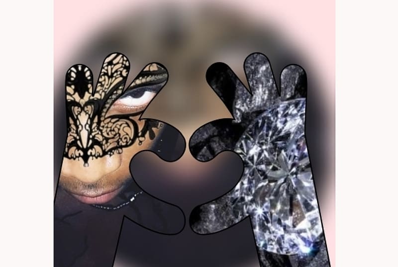 Masquerade hand, Mondli Alfred, Masquerade, Lad, Diamond, Love, Hands, Party, Face mask, Loud colour, Blurry, graph, HD wallpaper