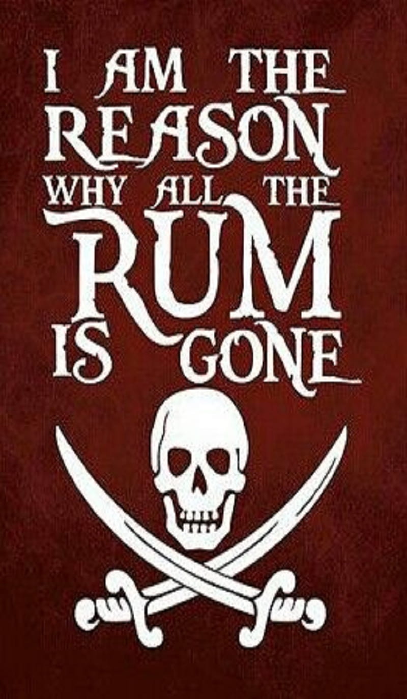 aint that the truth, rum, skull, skull n cross, HD phone wallpaper
