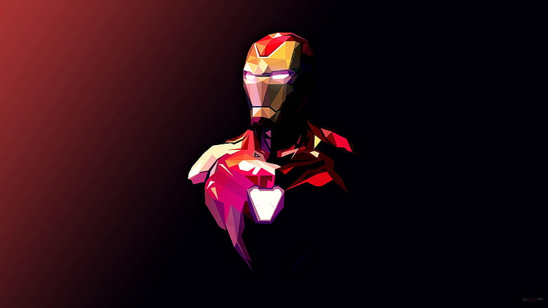 Iron Man Illustration 2020, iron-man, superheroes, marvel, artwork, HD wallpaper