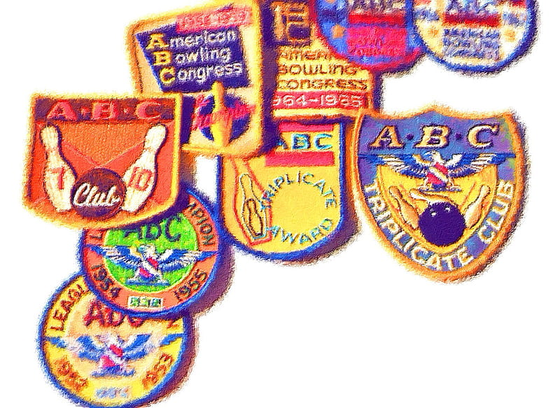 vintage bowling badges, league, spares, splits, abstract, pins, badges, bowling, strikes, vintage, HD wallpaper