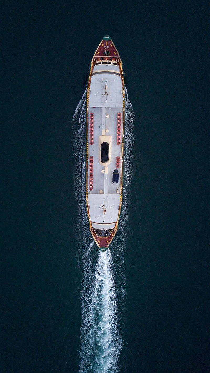 Cruise , ship, sea, strait, HD phone wallpaper