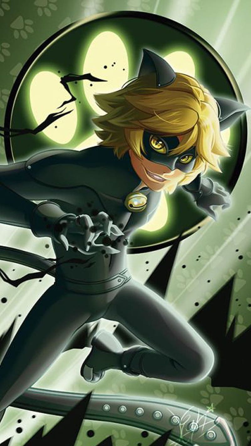 chat noir, chatnoir, miraculous, HD phone wallpaper