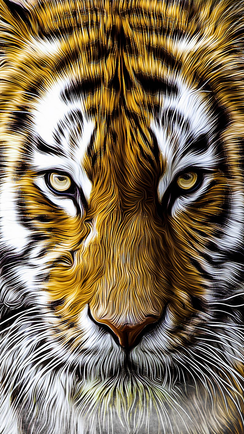 9tıger, GALATASARAY, HI, TIGER, animal, feather, king, king of forests, lion, lion king, oil painting, oil painting work, portrait, smoke, study yellow, HD phone wallpaper