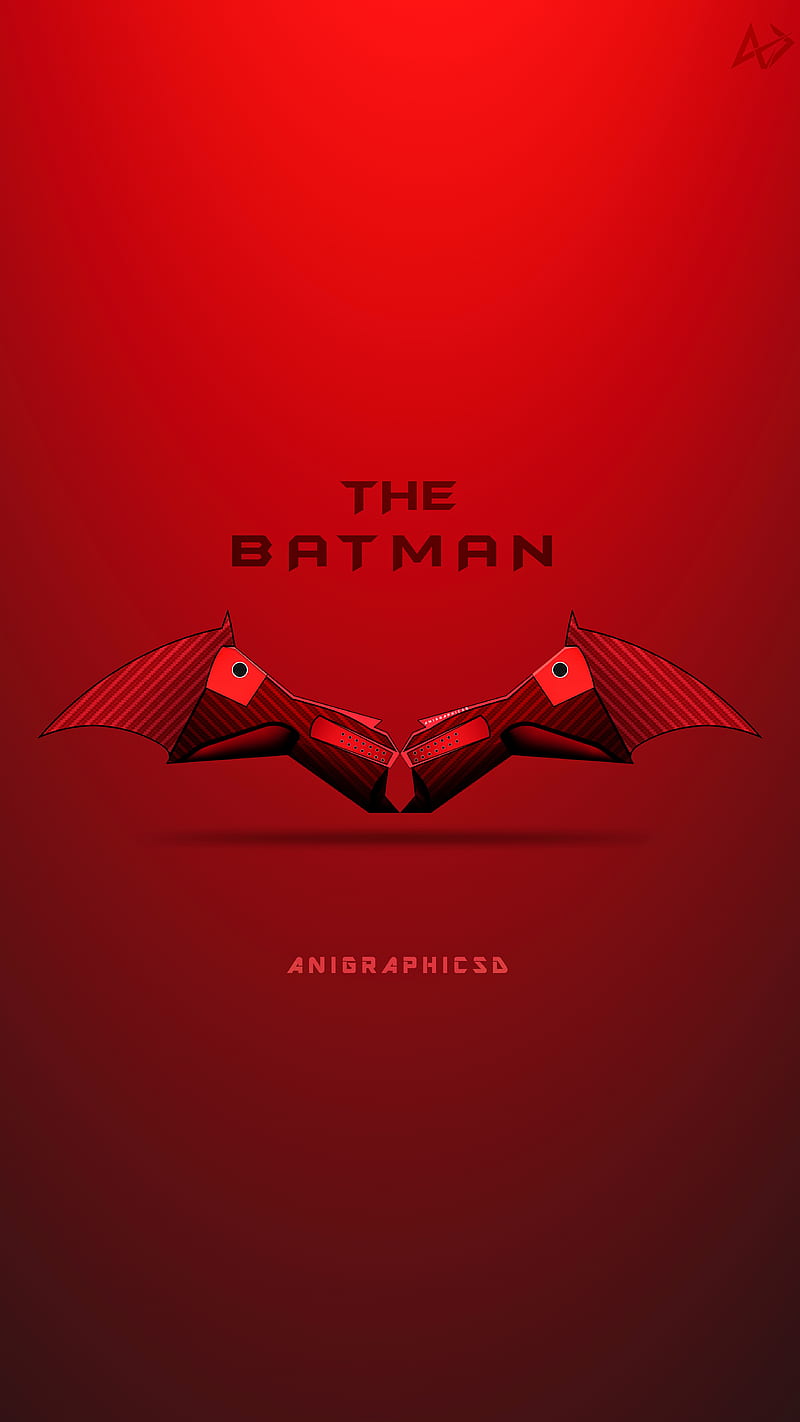 Batman Red Carbon, agd, batman vector, logo, red carbon, robin patterson,  the batman, HD phone wallpaper | Peakpx