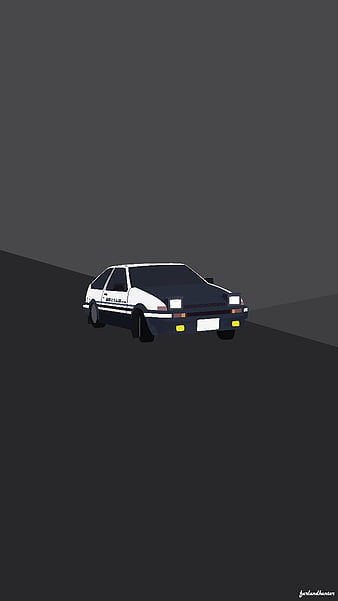 Initial D Trueno 3 Car Anime Girl 4K Wallpaper iPhone HD Phone #8690i