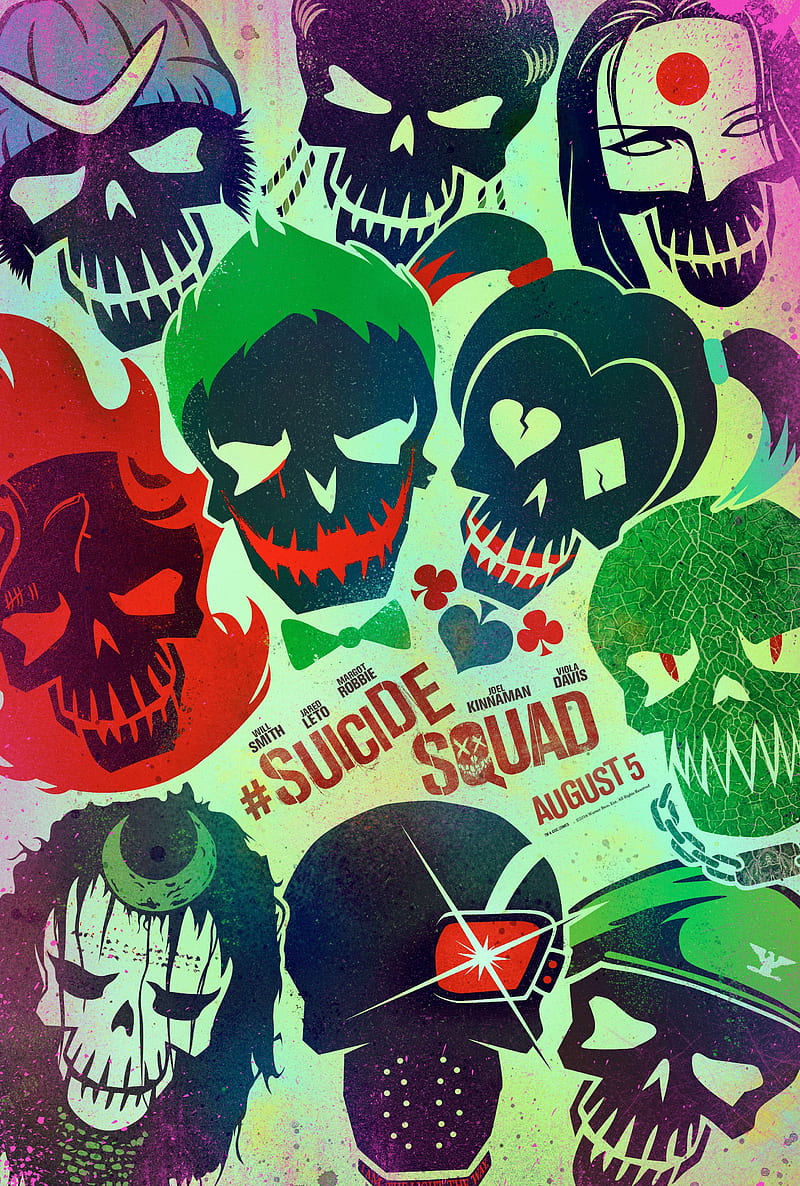Suicide Squad, movies, movie poster, HD phone wallpaper