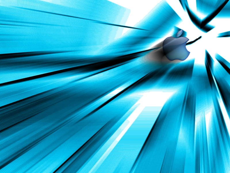 apple motoin, apple, blue, motion, deal with it, awesome, hmmm, HD wallpaper