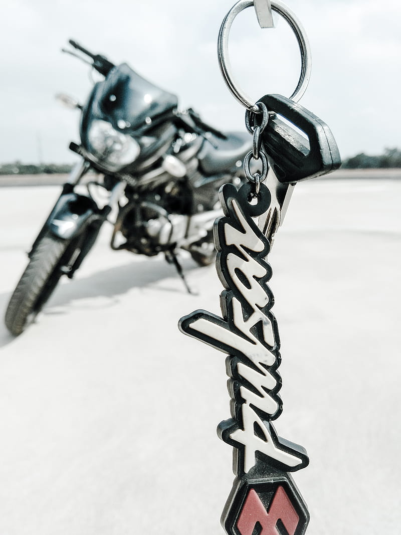 Virom Ride Safe Handsome I Love You Stylish Pulsar Keychain & Key ring Gift  for Boyfriend Husband For Bike,Car Metal Key Chain & Keychains