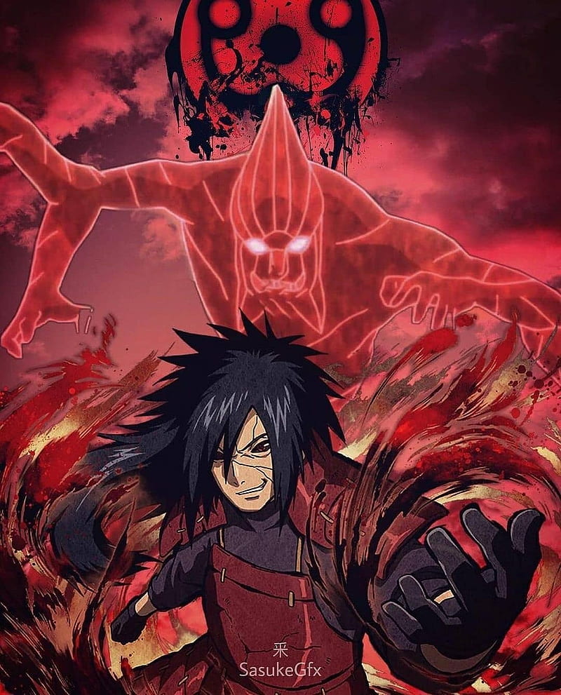 Madara Uchiha Susano, anime, naruto, HD phone wallpaper | Peakpx