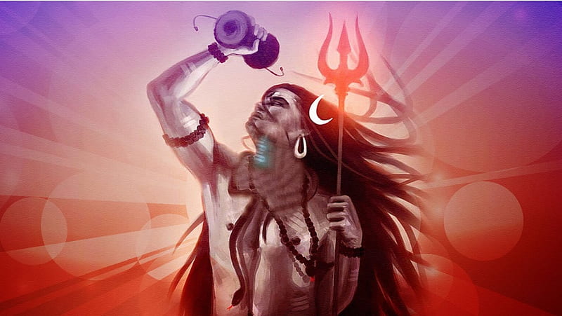 Lord Shiva The Universe, HD wallpaper