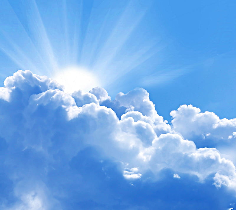 Cielo, nubes, sol, Fondo de pantalla HD | Peakpx