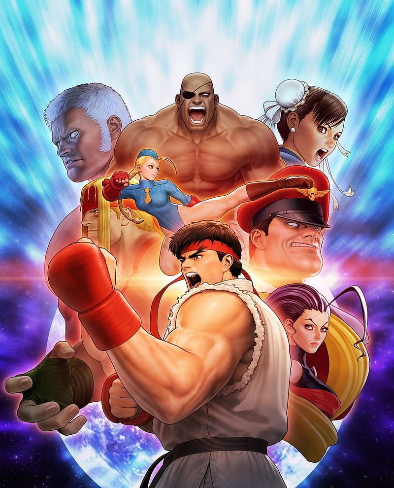 Street Fighter, video game art, Capcom, Ryu (Street Fighter), Chun-Li, video games, HD phone wallpaper