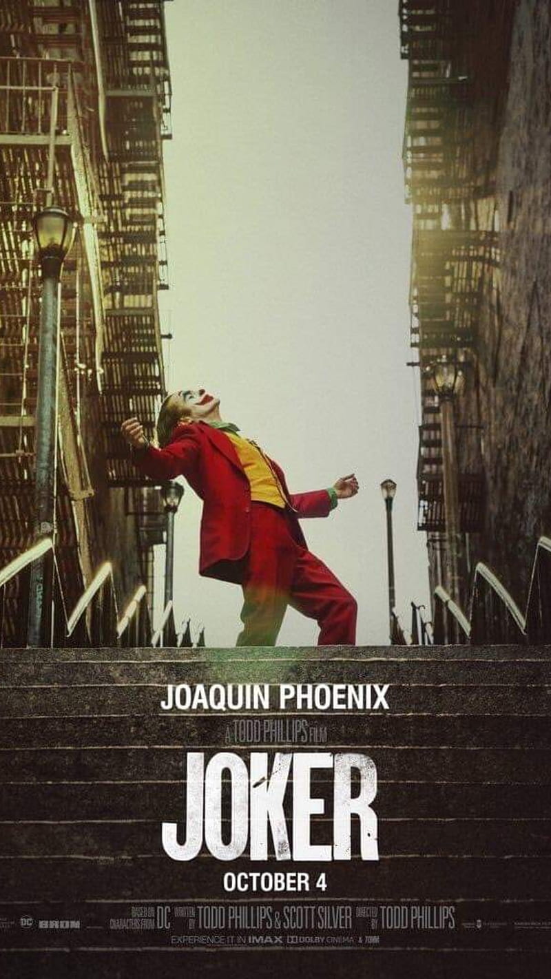 Joker, arthur fleck, clown, dc comics, gotham city, joaquin phoenix, HD phone wallpaper