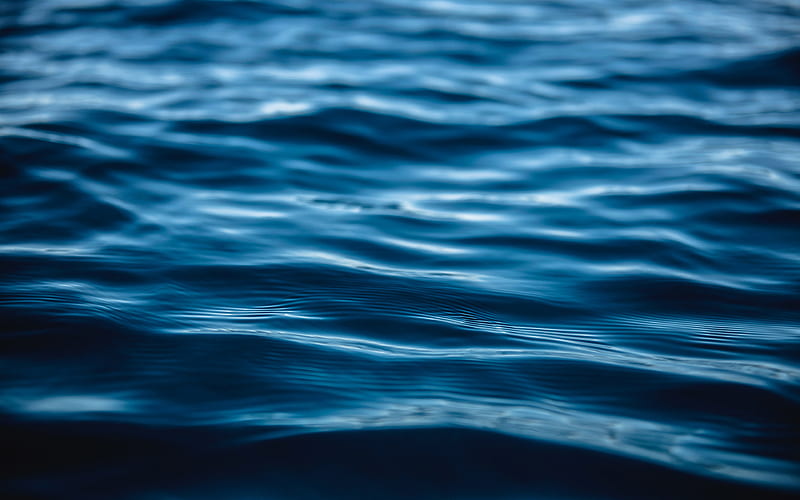 Blue water texture, macro, water waves texture, blue water background ...
