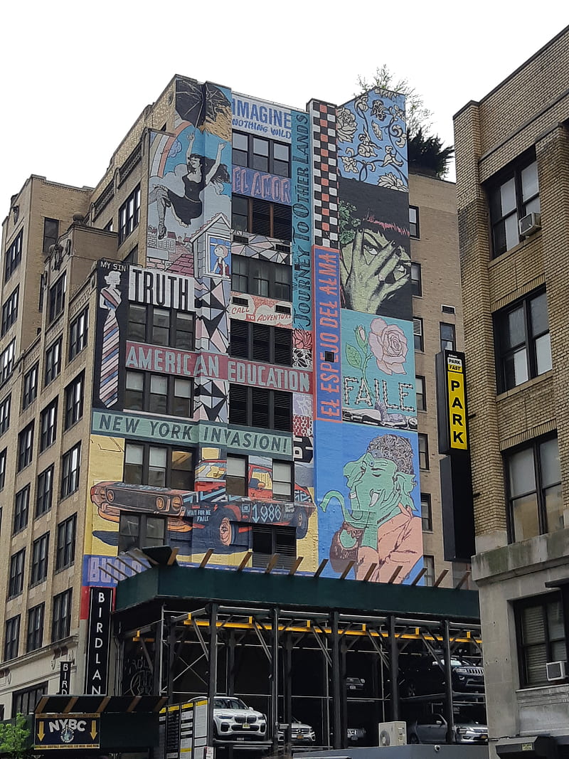 New york, dessin, graffiti, HD phone wallpaper