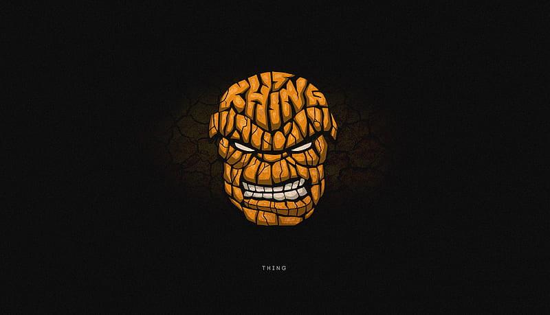 Ben Grimm, ben-grimm, superheroes, minimalism, minimalist, artist, artwork, digital-art, behance, HD wallpaper