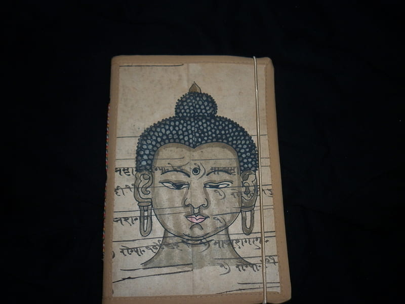 Buddha, calming, inspirational, journal, HD wallpaper